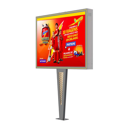 Alto brillo 8000 nits IP65 p6 LED pantalla de pantalla digital de dos lados cartelera de publicidad exterior