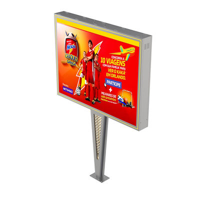 Alto brillo 8000 nits IP65 p6 LED pantalla de pantalla digital de dos lados cartelera de publicidad exterior