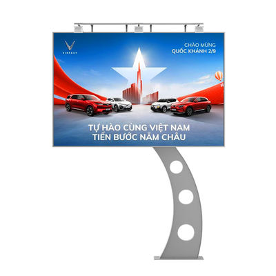 P6 8000nits acero IP65 impermeable digital publicidad electrónica al aire libre LED vallas publicitarias