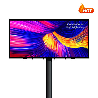 P5 P6.67 P8 P10 Pantalla LED exterior de vídeo de pared, señalización publicitaria, pantalla de aluminio exterior de LED, cartel de anuncios