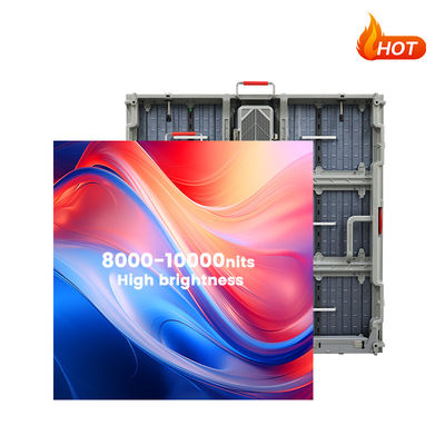 P5 P6.67 P8 P10 Pantalla LED exterior de vídeo de pared, señalización publicitaria, pantalla de aluminio exterior de LED, cartel de anuncios