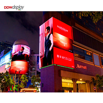 P5 P6.67 P8 P10 Pantalla LED exterior de vídeo de pared, señalización publicitaria, pantalla de aluminio exterior de LED, cartel de anuncios