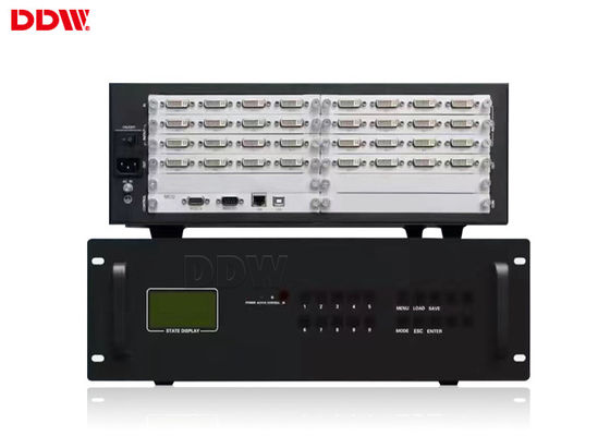 Procesador video video llevado DVI/VGA/YPbPr/sistema de pesos americano de la pared del regulador 2x 4k de la pared de interfaz DDW-VPH1515