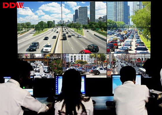 Diverso interfaz de señal del bisel del monitor de Samsung 55 de la pared video fina de la vigilancia para el centro DDW-LW550HN11 de la demostración