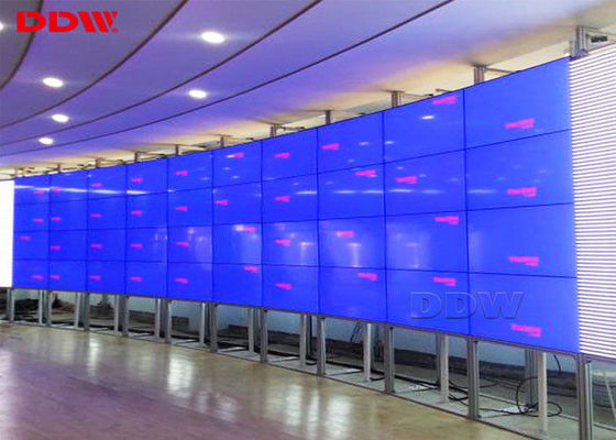 La pared video curvó la exhibición flexible del bisel de Samsung de la pared 700cd de la luminancia video fina del sqm