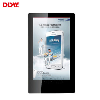 Exhibición de la publicidad de la sobremesa de la señalización 15,6 de 700 de los liendres Digitaces de la pantalla táctil” para el café