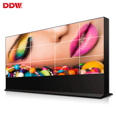 El monitor video estrecho 8 de la pared del bisel DDW LCD mordió ultra ligeramente puertos de la señal del 16M Color Support Variety